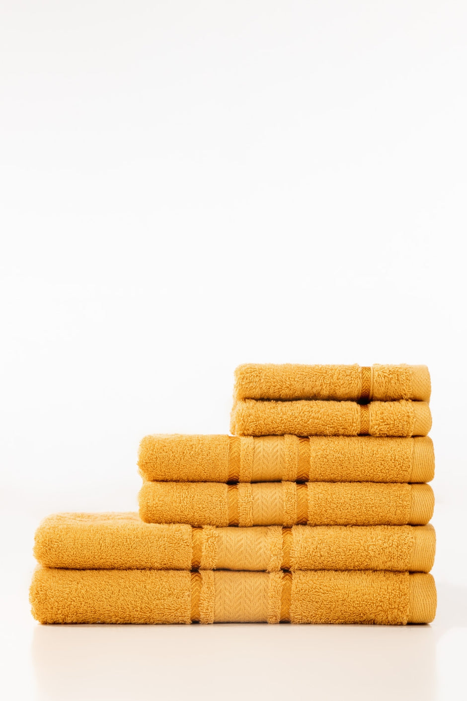 Sunflower Combed Towel 6Pcs Set