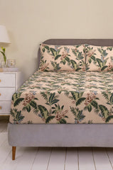 Sunset Palm T-150 Fitted Sheet Set