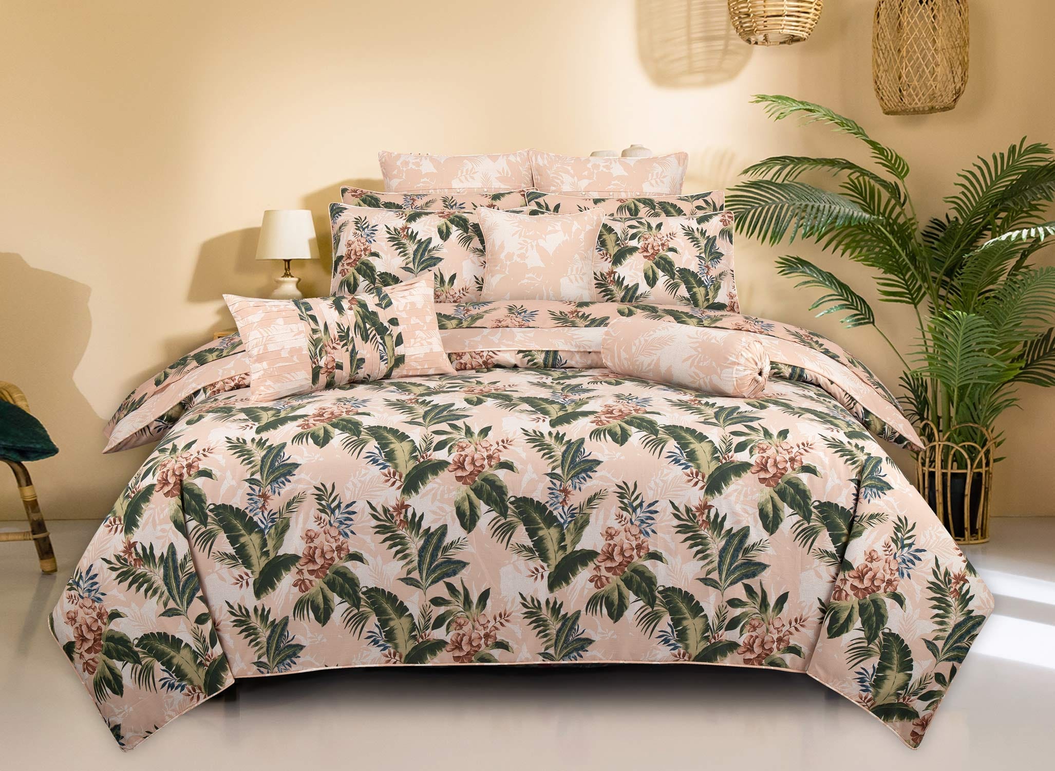 Sunset Palm T-150 Quilt Cover Set