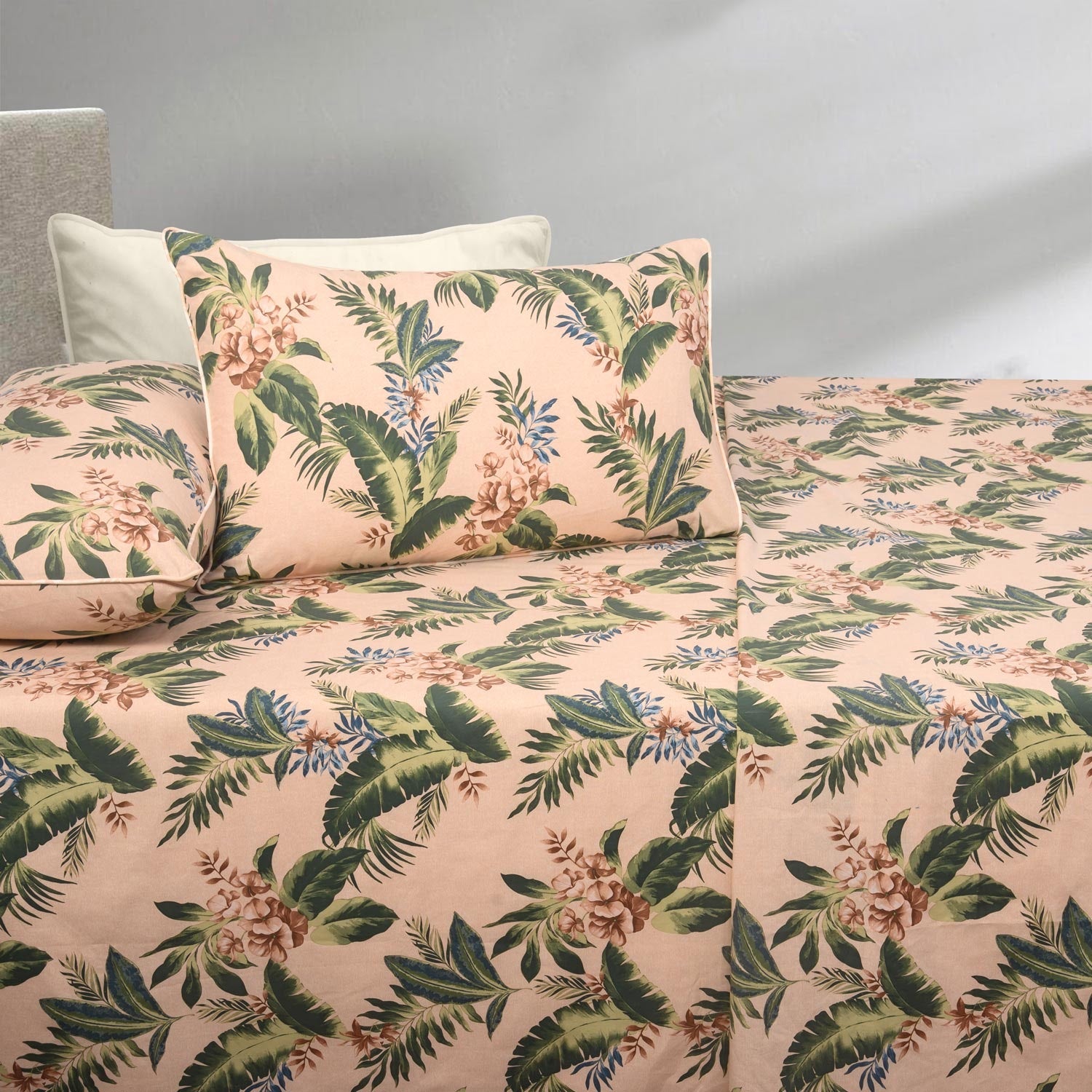 Sunset Palm T-150 Bed Sheet Set