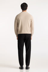 Sweater Knit Polo MN-PSW-WS24-003