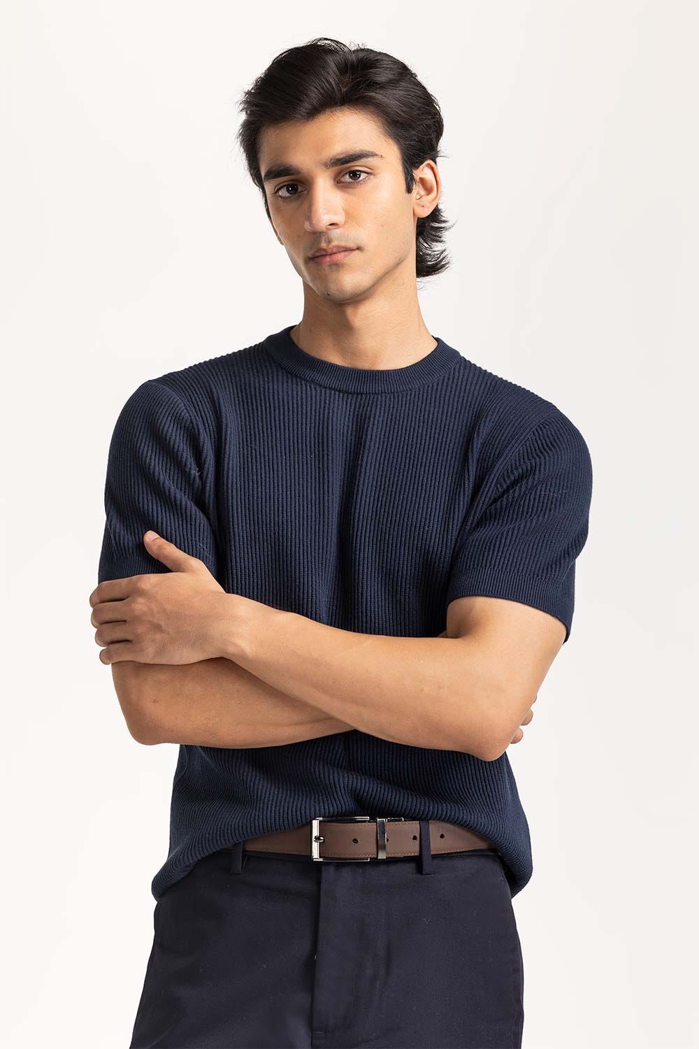 Sweater Knit Tee MN-TSW-WS24-007