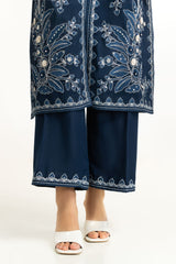 Swiss Lawn Slub Embroidered Shirt And Trouser IPST-44729