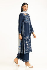 Swiss Lawn Slub Embroidered Shirt And Trouser IPST-44729