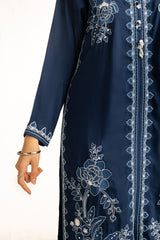 Swiss Lawn Slub Embroidered Shirt And Trouser IPST-44729