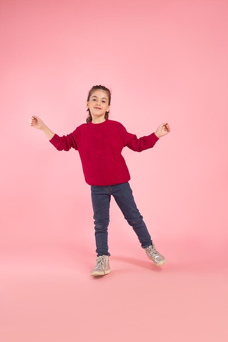 Hot Pink Sweater SWK-FW19-105 As