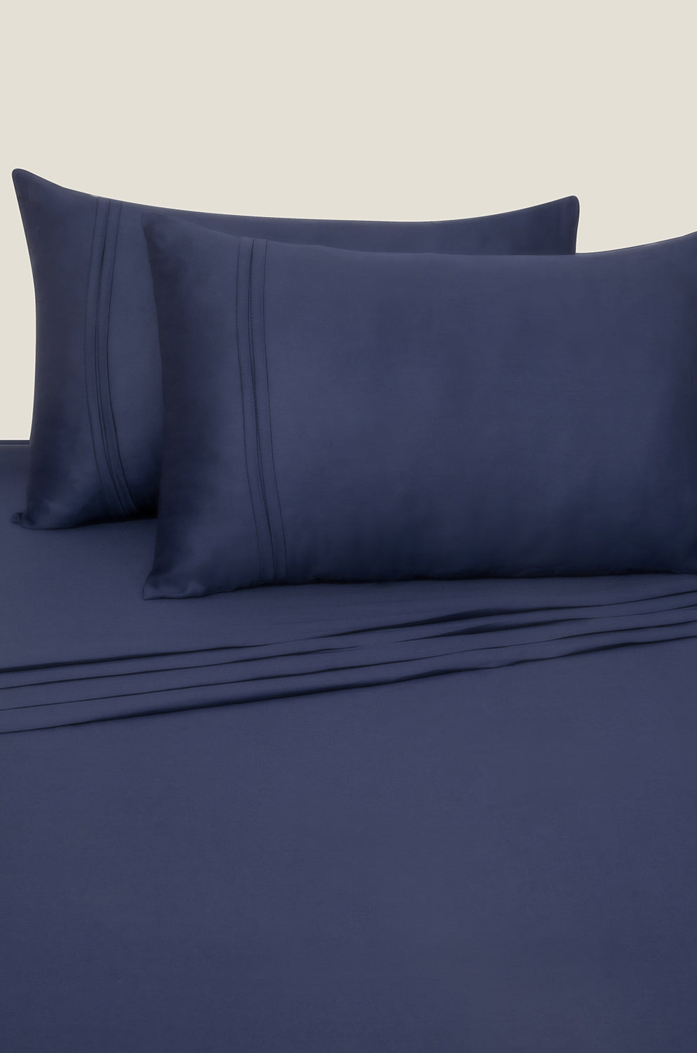 Deep Cobalt T-200 Bed Sheet Set