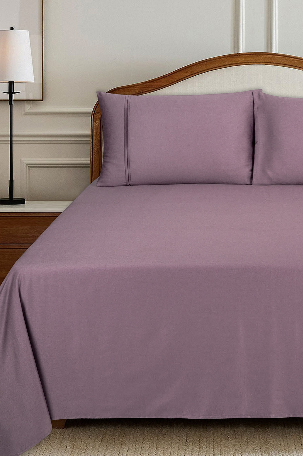 Violet Ice T-200 Bed Sheet Set