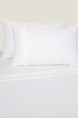 White T-200 Bed Sheet Set