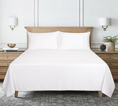 White T-200 Bed Sheet Set