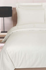 Plain White T-600 Quilt Cover Set