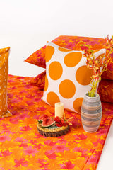 Tangerine Screen Printed Cushion Cover
