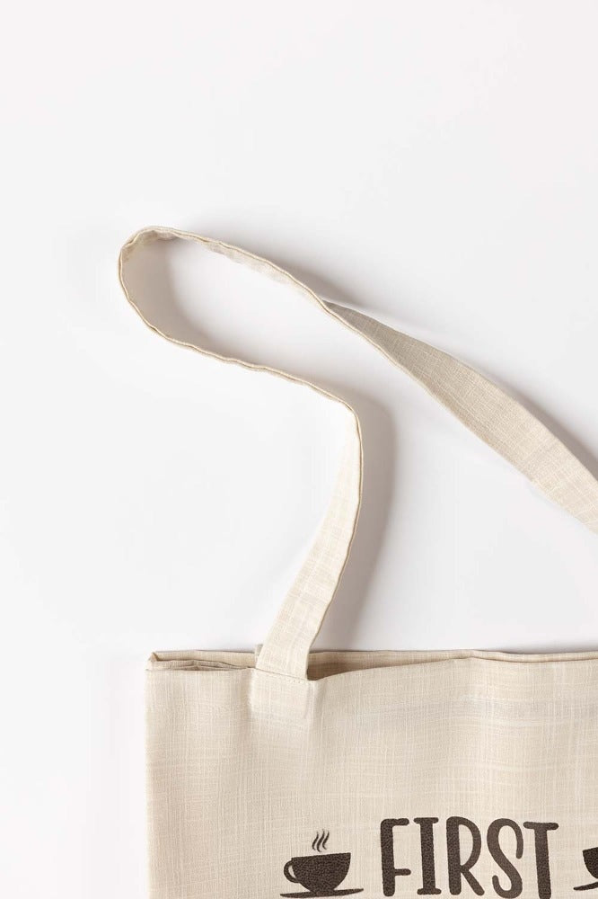 First I Drink The Coffee Tote Bag TB - 2