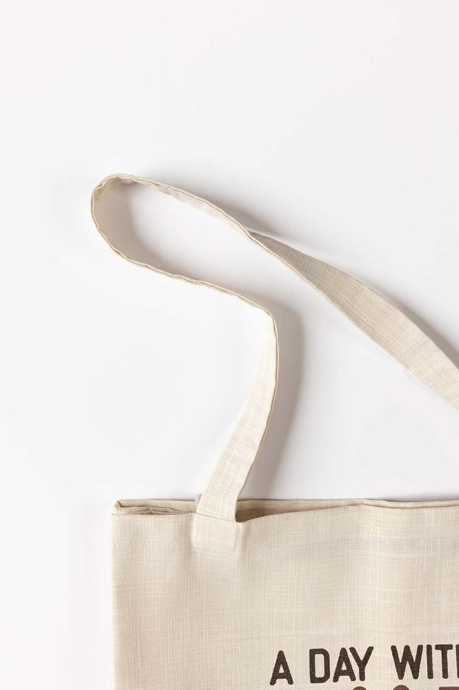 A Day Without Coffee Tote Bag TB