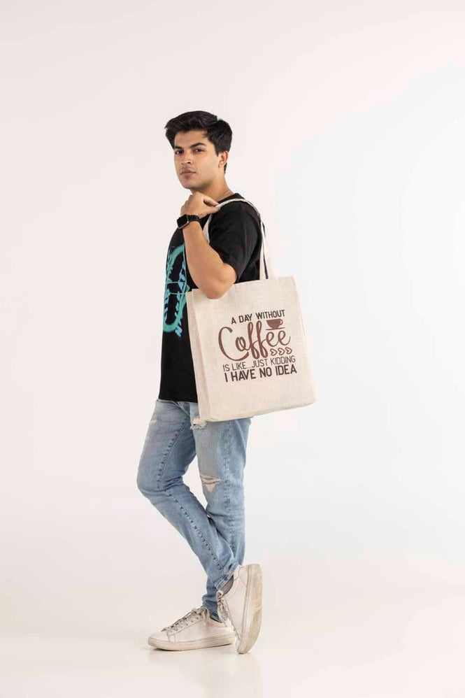 A Day Without Coffee Tote Bag TB