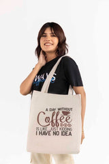 A Day Without Coffee Tote Bag TB - 5