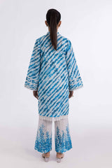 2 Piece Unstitched Embroidered Printed Cambric Suit with Printed Cambric Trouser TCE-42006