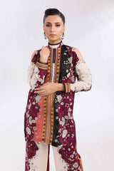 2 Piece Unstitched Printed Cambric Suit TCN-42001