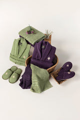 Tendril Velour Bathrobe