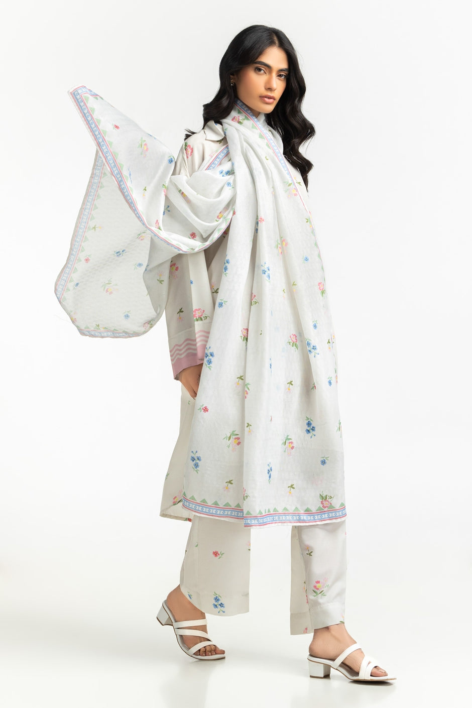 Tennis Net Printed Dupatta