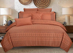 Terracotta T-200 Quilt Cover Set