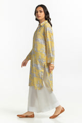 Texture Dobby Printed Shirt IPS-44518