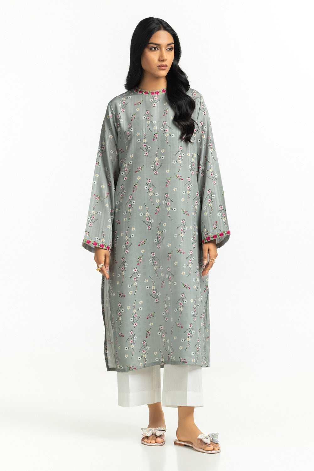 Texture Dobby Printed Shirt IPS-44538