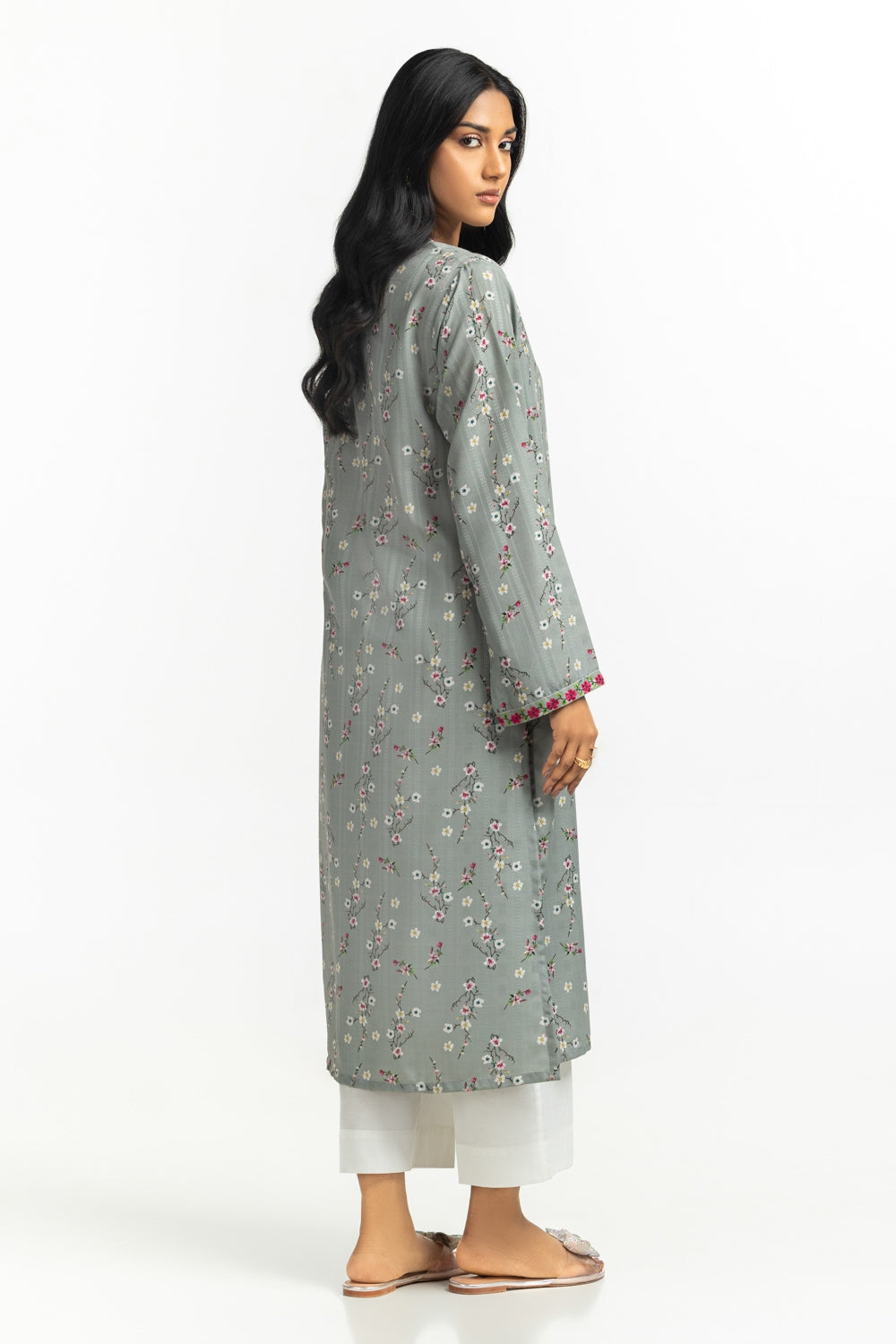 Texture Dobby Printed Shirt IPS-44538