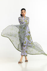 Textured Dobby Printed Co-Ord Set IPST-44521