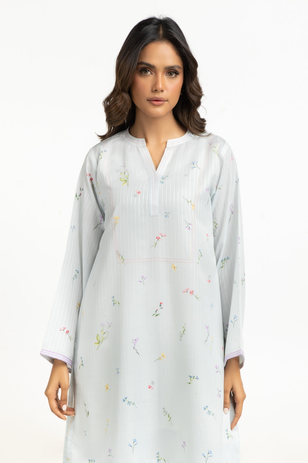 Textured Dobby Printed Co-Ord Set IPST-44523