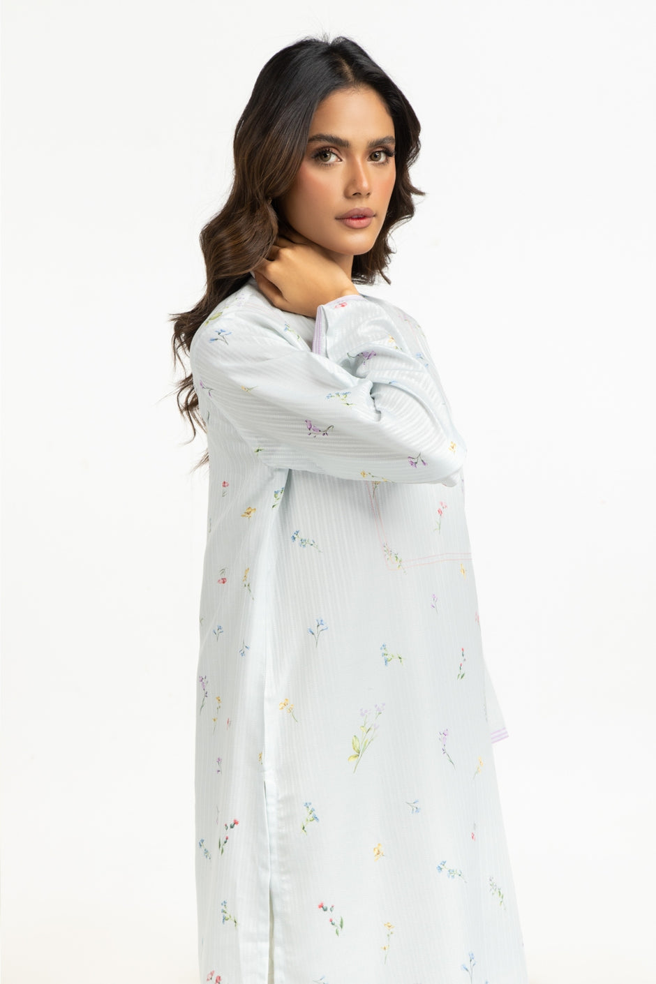 Textured Dobby Printed Co-Ord Set
