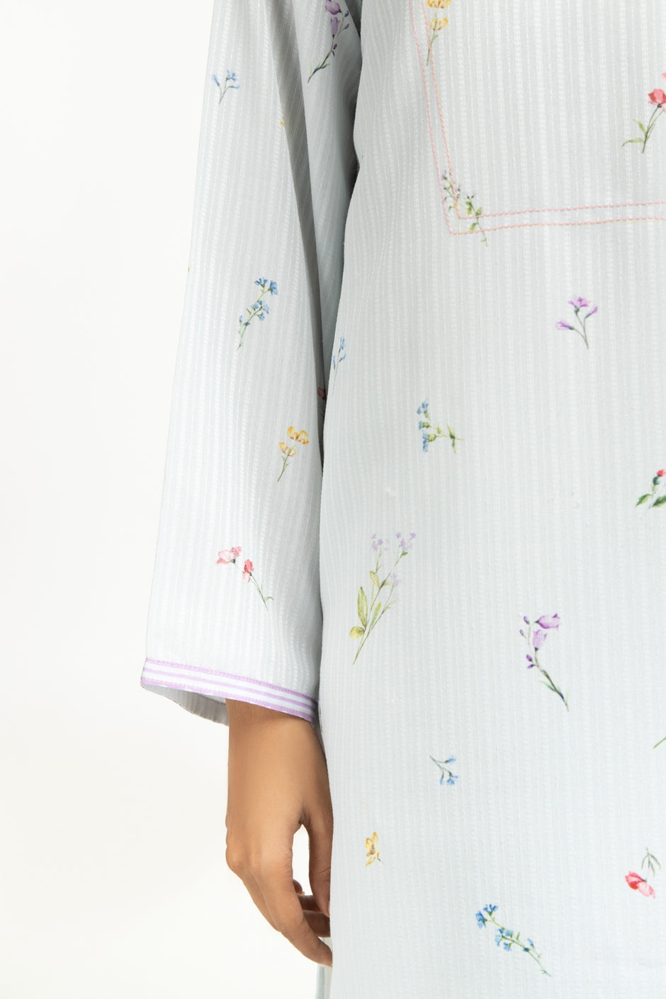 Textured Dobby Printed Co-Ord Set