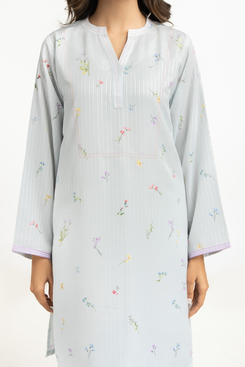 Textured Dobby Printed Co-Ord Set IPST-44523