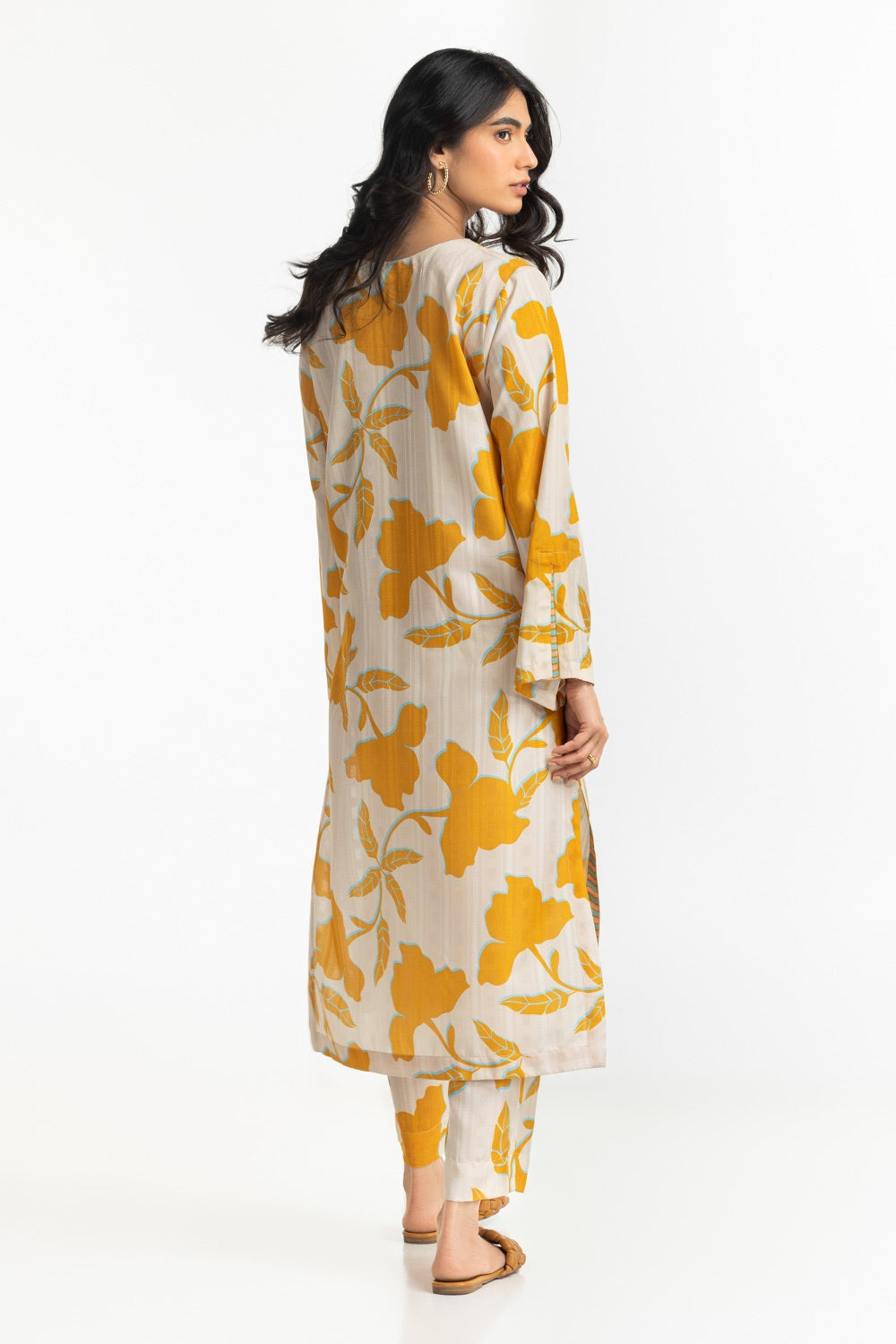 Textured Dobby Printed Co-Ord Set IPST-44524
