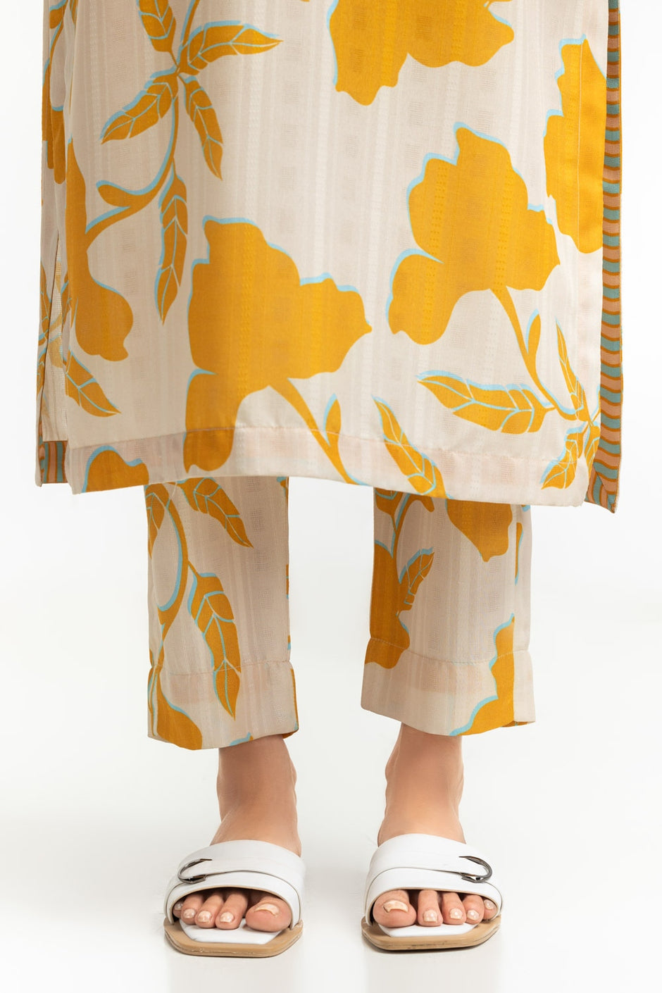 Textured Dobby Printed Co-Ord Set