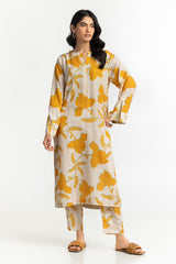 Textured Dobby Printed Co-Ord Set IPST-44524