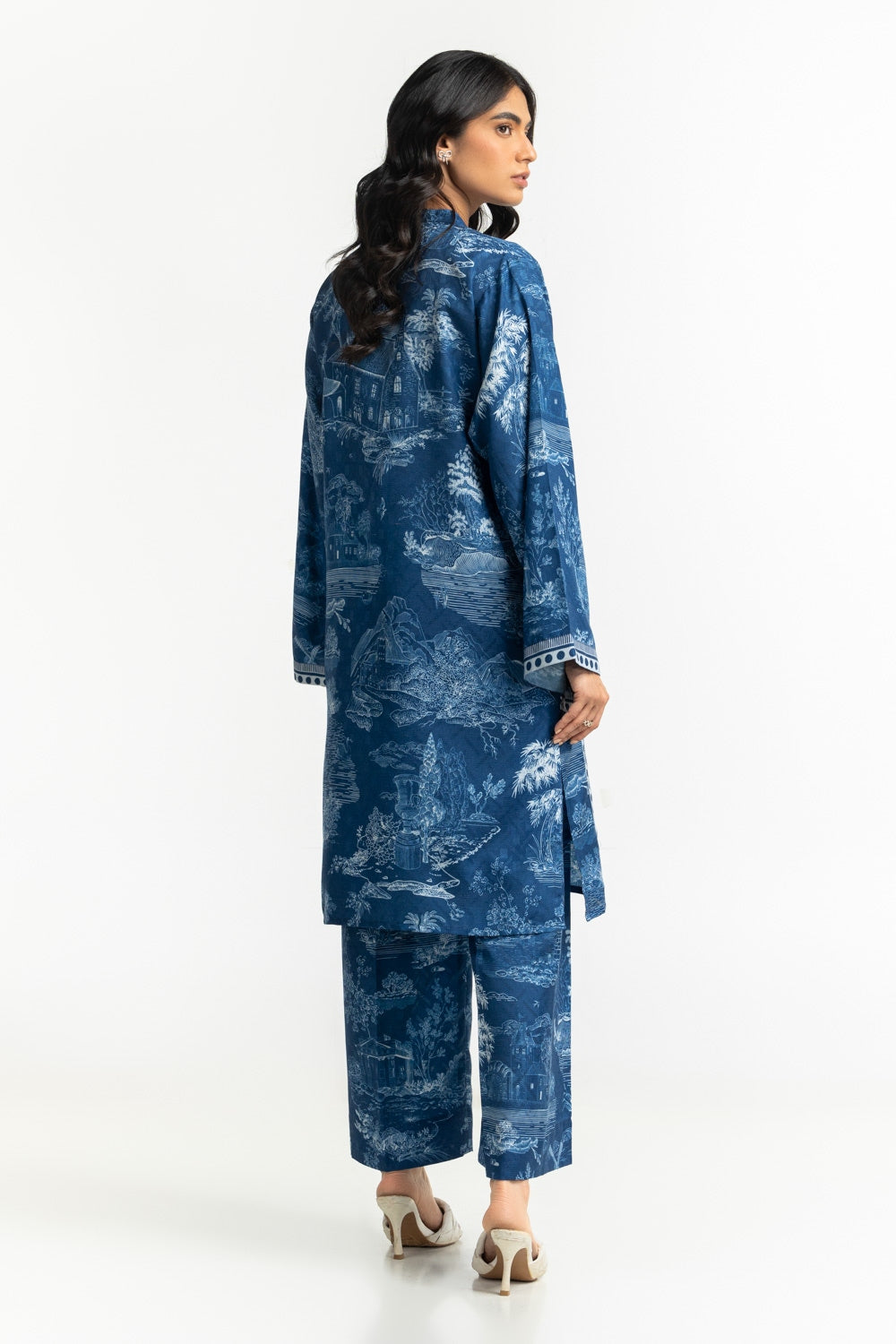 Textured Dobby Printed Co-Ord Set IPST-44526