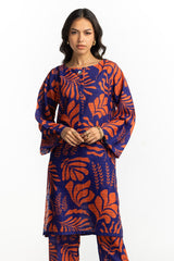 Textured Dobby Printed Co-Ord Set IPST-44532