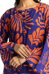 Textured Dobby Printed Co-Ord Set IPST-44532
