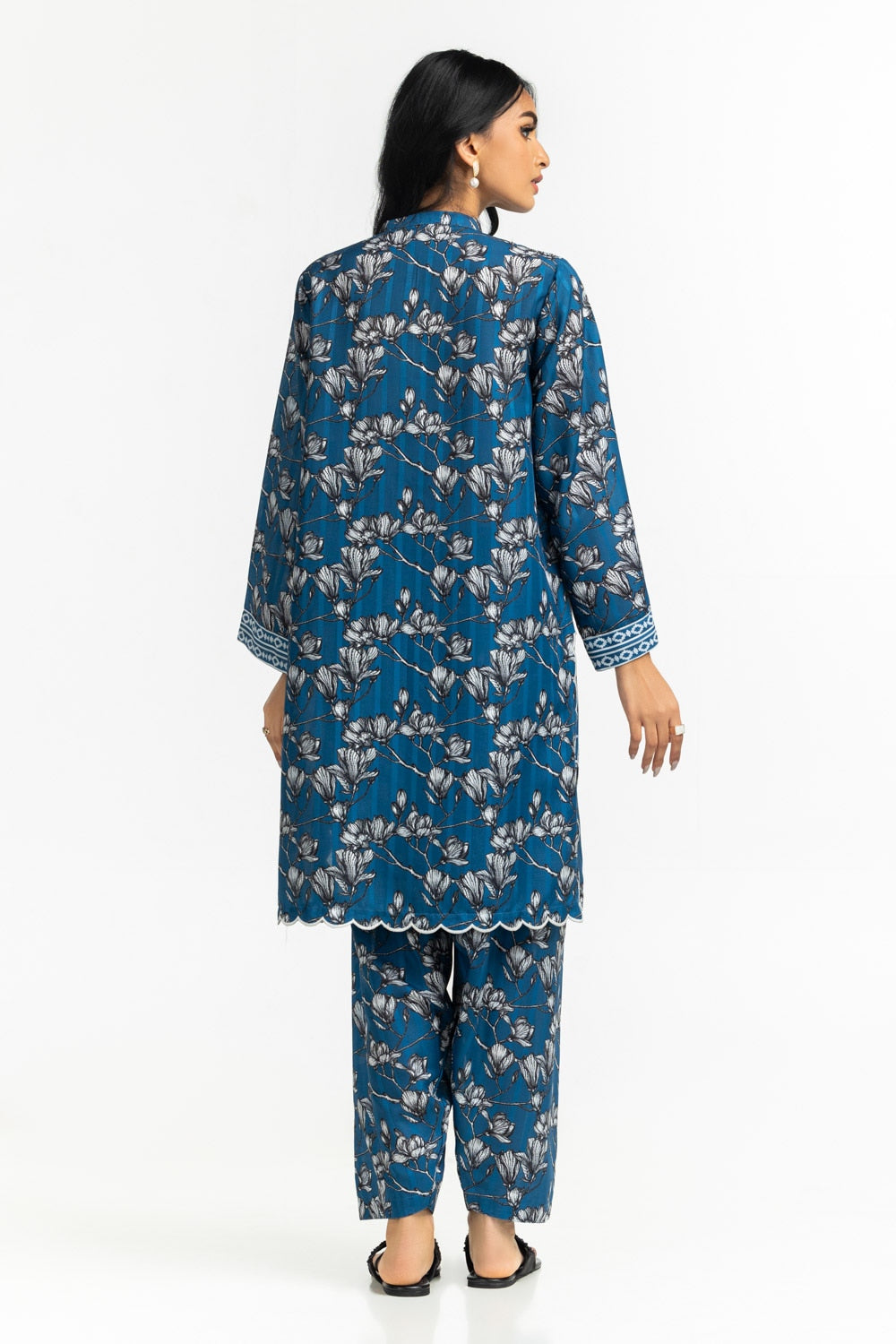 Textured Dobby Printed Co-Ord Set IPST-44552