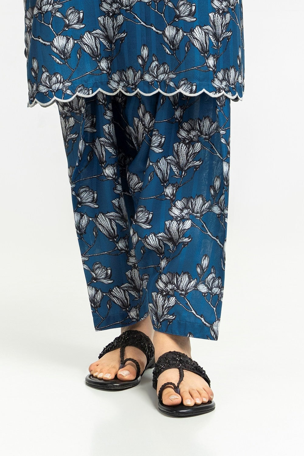 Textured Dobby Printed Co-Ord Set IPST-44552