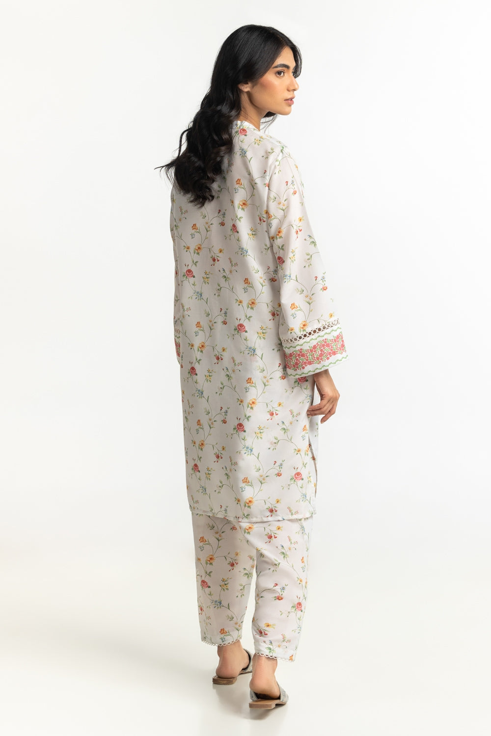 Textured Dobby Printed Co-Ord Set IPST-44595