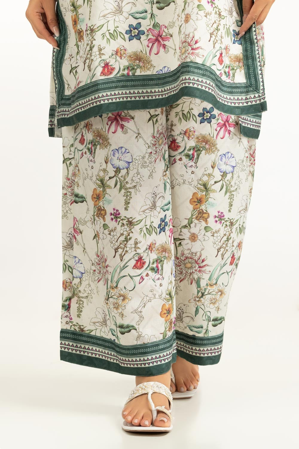 Textured Dobby Printed Co-Ord Set IPST-44678