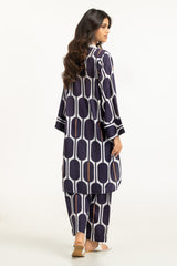 Textured Dobby Printed Co-Ord Set IPST-44686