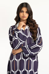 Textured Dobby Printed Co-Ord Set IPST-44686