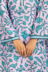Textured Dobby Printed Co-Ord Set IPST-44714