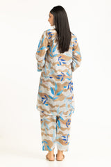 Textured Dobby Printed Co-Ord Set IPST-44800
