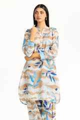 Textured Dobby Printed Co-Ord Set IPST-44800