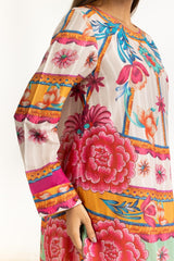 Textured Dobby Printed Co-Ord Set IPST-44806