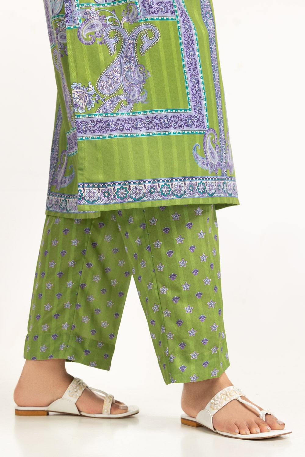 Textured Dobby Printed Co-Ord Set IPST-44822